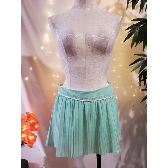 Nike Dri-Fit Pleated Teal Athletic Skort Womens Size M Tennis Golf Swoosh Active - Picture 2 of 14